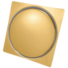 Ralo Click Quadrado 15x15cm Gold