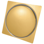 Ralo Click Quadrado 15x15cm Gold