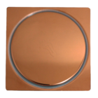 Ralo Click Quadrado 15x15cm Rose