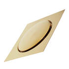 Ralo Click Quadrado Inteligente 15x15 Dourado Gold 5070