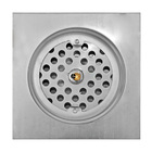 Ralo Click Quadrado Luxo Inteligente Para Piso 15 Cm