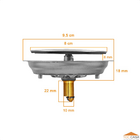 Ralo Click Redondo 10x10