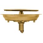 Ralo Click Up Inteligente Redondo Dourado 15x15 Cm Inox - Dem