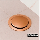 Ralo Click Up Inteligente Redondo Rose Gold 15x15 Cm Inox - D