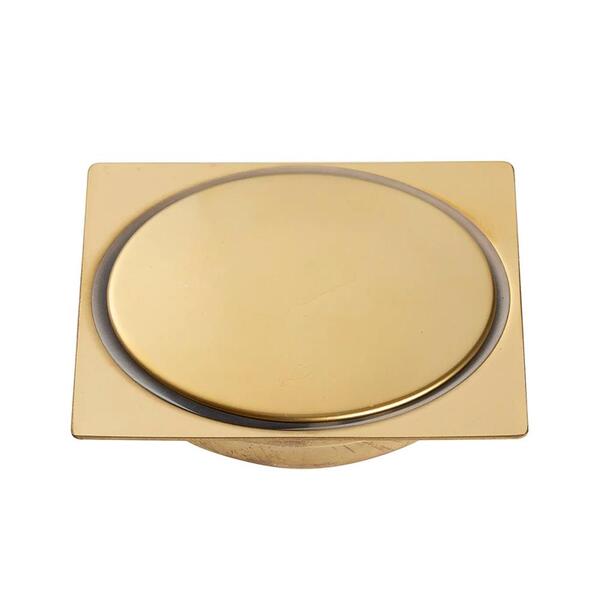 Ralo Click Up Para Chão 10 Cm Inox Pingoo.casa - Dourado