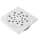 Ralo com Fecho e Porta Grelha 15x15 cm Platina