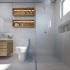 Ralo Oculto de Banheiro 15x15cm Prata Quadrado Linear