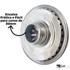 Ralo De Fundo Em Aço Inox De Piscina Anti Turbilhão Dreno