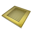 Ralo Dourado Grelha Com Porta Grelha 9,5cm Fineza