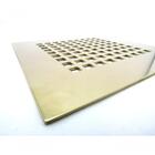 Ralo Dourado Quadriculado 9,5x9,5