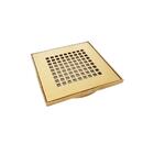 Ralo Dourado Quadriculado C/ Caixilho 9,5x9,5