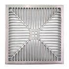 Ralo Externo 40x40cm Alumínio Escovado - Prime