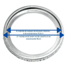 Ralo Fecho Inteligente 15x15cm Inox Redondo Clínica Veterinár