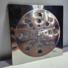 Ralo Giratória Em Metal - Quadrado - 10x10cm Del Metais