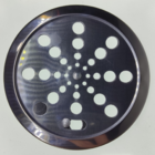 Ralo Giratória Em Metal - Redondo - 15x15cm Del Metais