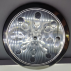 Ralo Giratória Em Metal - Redondo - 15x15cm Del Metais