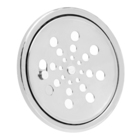 Ralo Grelha 10x10 Redondo Com Caixilho Fecho Sistema Abre E F