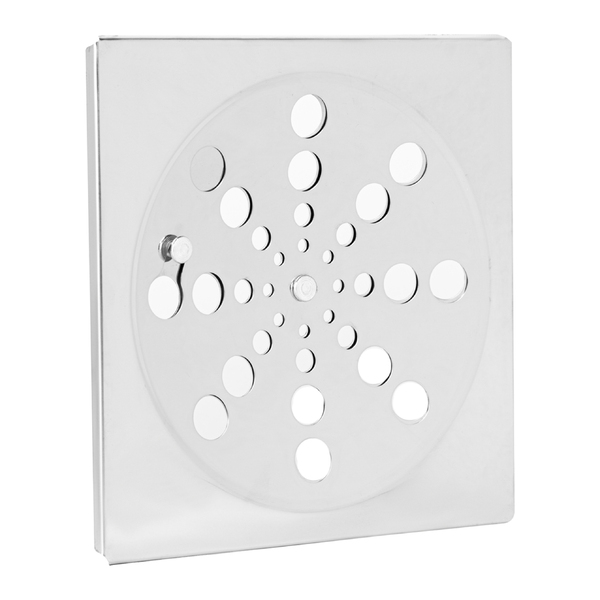 Ralo Grelha 15x15 Quadrado Com Fecho Sistema Abre E Fecha Par