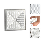 Ralo Grelha 20x20cm Anti Insetos Côncava Em Alumínio Com Aro