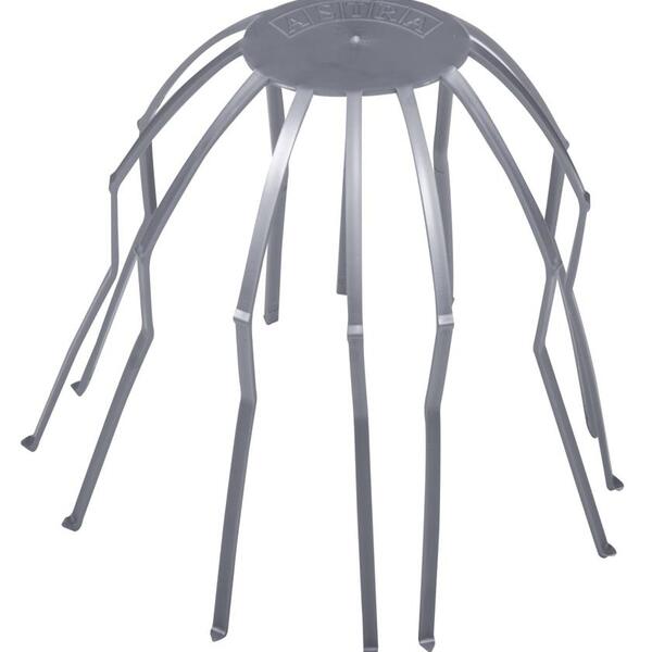 Ralo Grelha Abacaxi Flexível Anti Folha Calha 70/110mm Astra