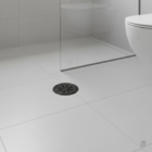 Ralo Grelha Black Preto 10x10 Redondo Com Caixilho Fecho Sist