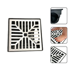 Ralo Grelha Côncava 19x19cm Em Alumínio Com Caixa Coletora Sa