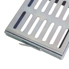 Ralo Grelha E Castilho De Aço Galvanizado Chapa 2mm 20x20cm