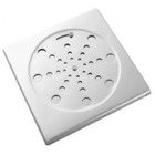 Ralo Grelha Inox Para Banheiro Quadrado 15x15 Com Fecho