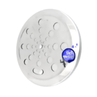 Ralo Grelha Inox Para Banheiro Redondo 10x10 Com Fecho Del Me