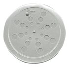 Ralo Grelha Inox Para Banheiro Redondo 15x15 Com Fecho Del Me