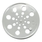 Ralo Grelha Inox Para Banheiro Redondo 15x15 Com Fecho Del Me