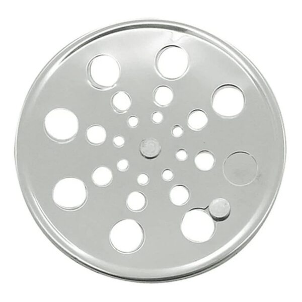 Ralo Grelha Inox Para Banheiro Redondo 15x15 Com Fecho Del Me