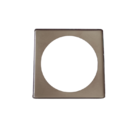 Ralo Grelha Inox Quadrada 250 Mm - 1 5 Mm Com Aro Inox