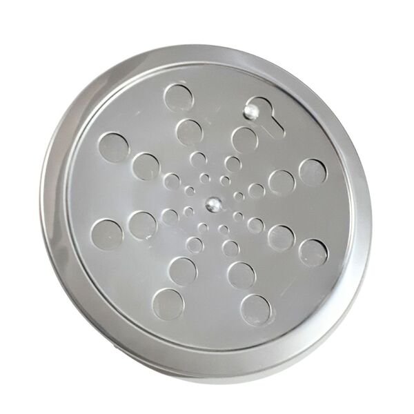 Ralo Grelha Inox Redondo Rotativo Abre E Fecha Com 15cm