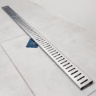 Ralo Grelha Linear 1,2m Inox 304 Ralo Para Area Externa Pisci