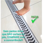 Ralo Grelha Linear 10x100cm Elite Anti Insetos Em Alumínio Co