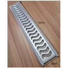 Ralo Grelha Linear 10x100cm Elite Anti Insetos Em Alumínio Co