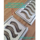 Ralo Grelha Linear 10x100cm Elite Anti Insetos Em Alumínio Co