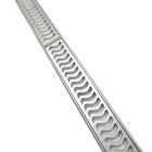 Ralo Grelha Linear 10x200cm Reforçada Anti Insetos Em Alumíni