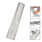 Ralo Grelha Linear 15x150cm ELITE Reforçado Em Alumínio Com A