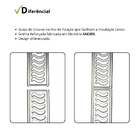 Ralo Grelha Linear 15x150cm ELITE Reforçado Em Alumínio Com A