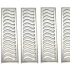 Ralo Grelha Linear 20x250cm Elite Reforçada Com Tela Anti Ins