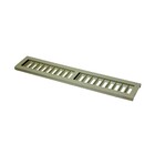 Ralo Grelha Linear Com Caixilho Em Alumínio Bege 15x50cm
