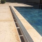 Ralo Grelha Linear Com Caixilho Em Alumínio Bege 8x100cm