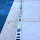 Ralo Grelha Linear Com Caixilho Em Alumínio Bege 8x50cm