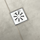 Ralo Grelha Quadrado 10x10 Aço Inox Para Banheiro Escoamento