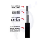 Ralo Grelha Tampa em Aço Inox Redonda 10 x 10 Para Box de Ban