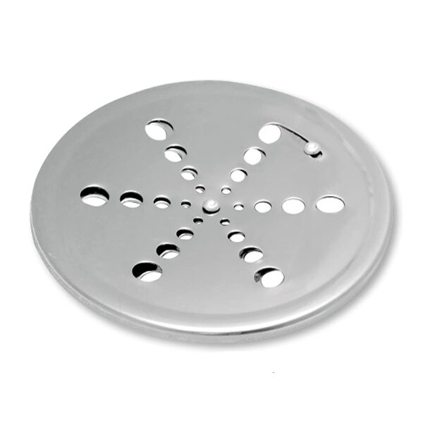 Ralo Grelha Tampa em Aço Inox Redonda 15 x 15 Para Box de Ban