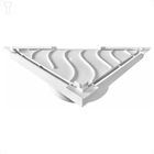 Ralo Hide Triangular Tampa Oculta Branca 24x17x17cm Jjm