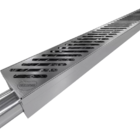 Ralo Inox Com Coletor - Frontal Dimensões:800x90x60